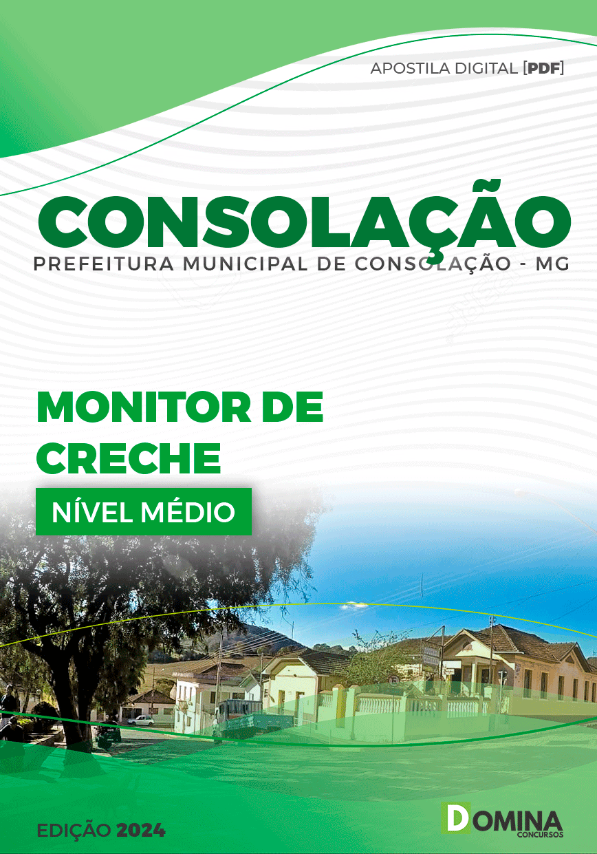 Apostila Monitor de Creche Consolação MG 2024