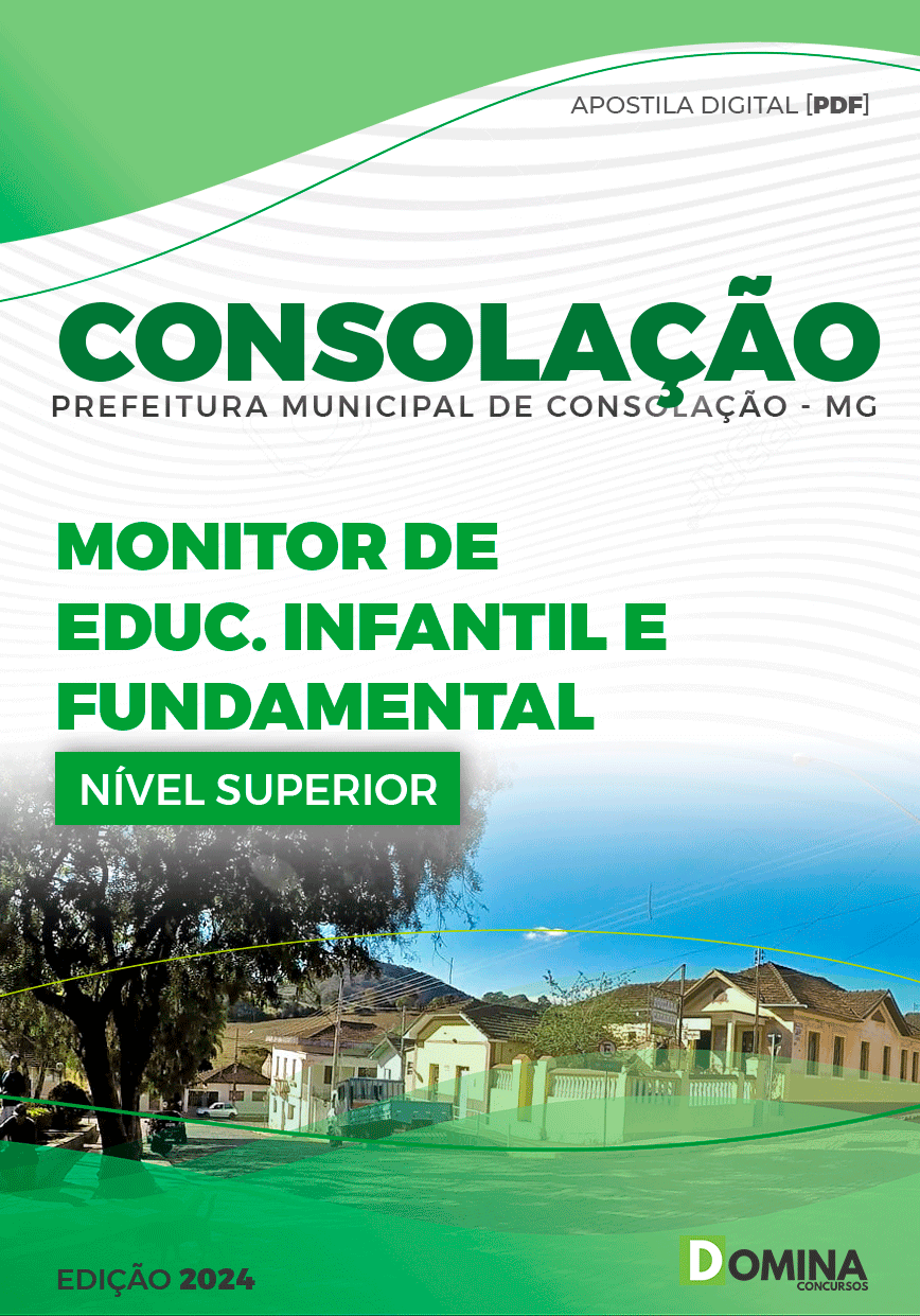 Apostila Monitor de Educação Infantil Consolação MG 2024