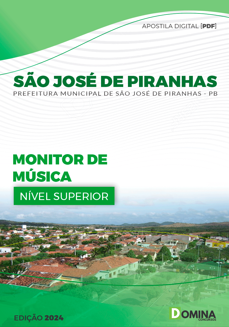 Apostila Monitor de Música São José de Piranhas PB 2024