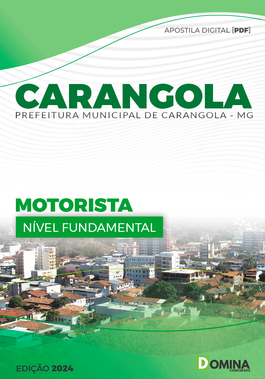 Apostila Motorista Carangola MG 2024