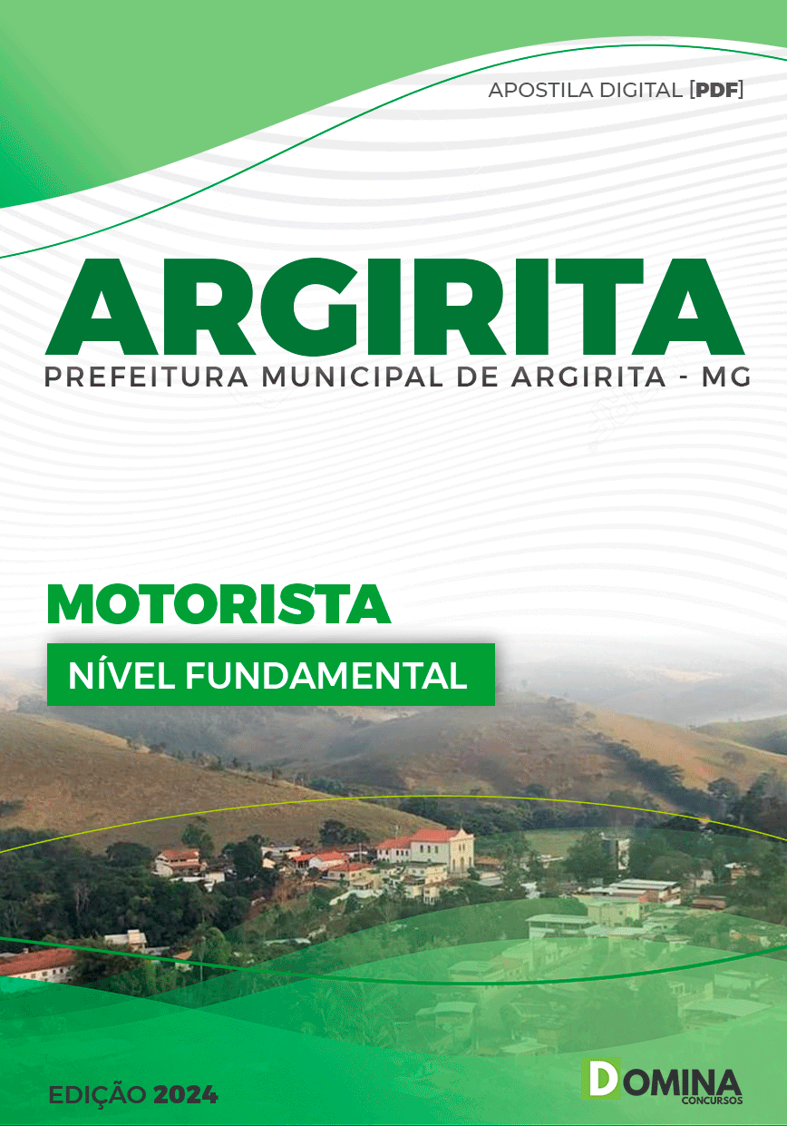 Apostila Motorista Argirita MG 2024