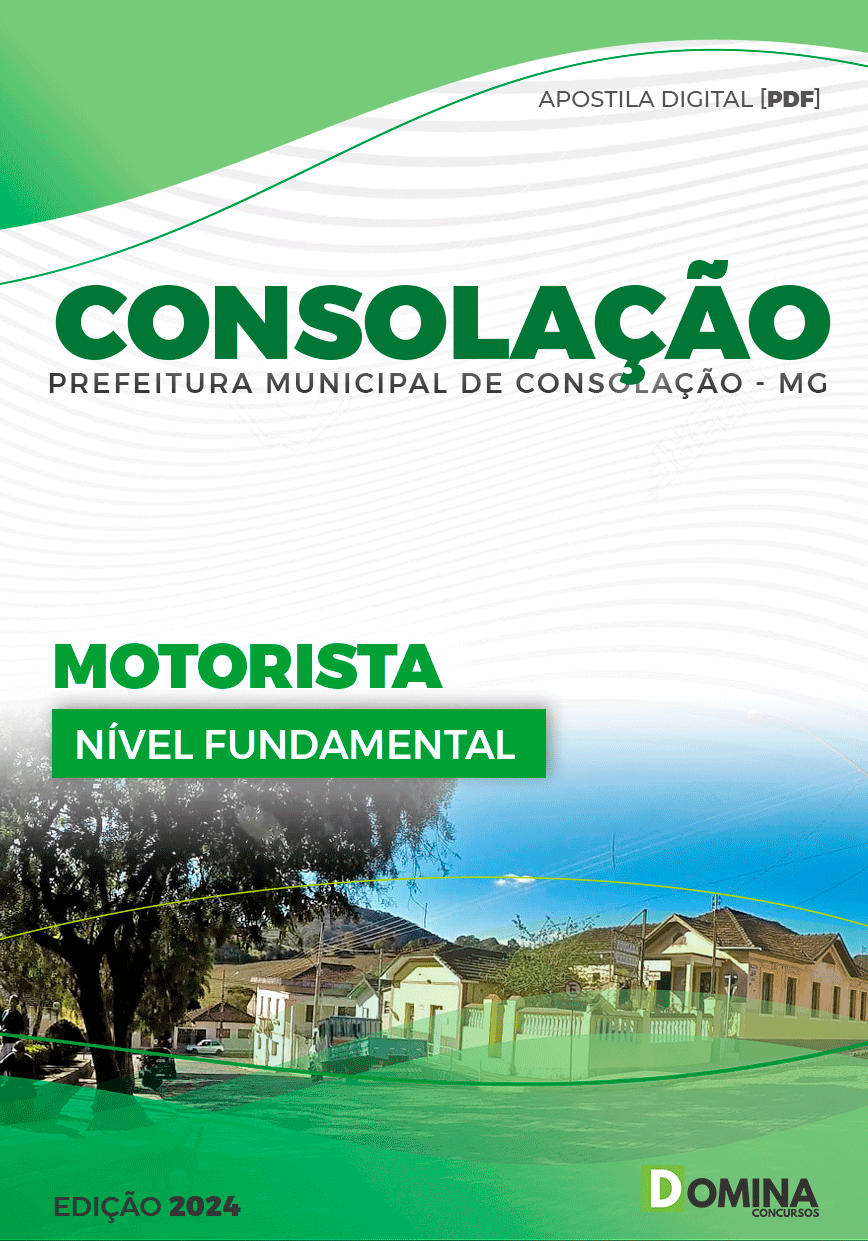 Apostila Motorista Consolação MG 2024