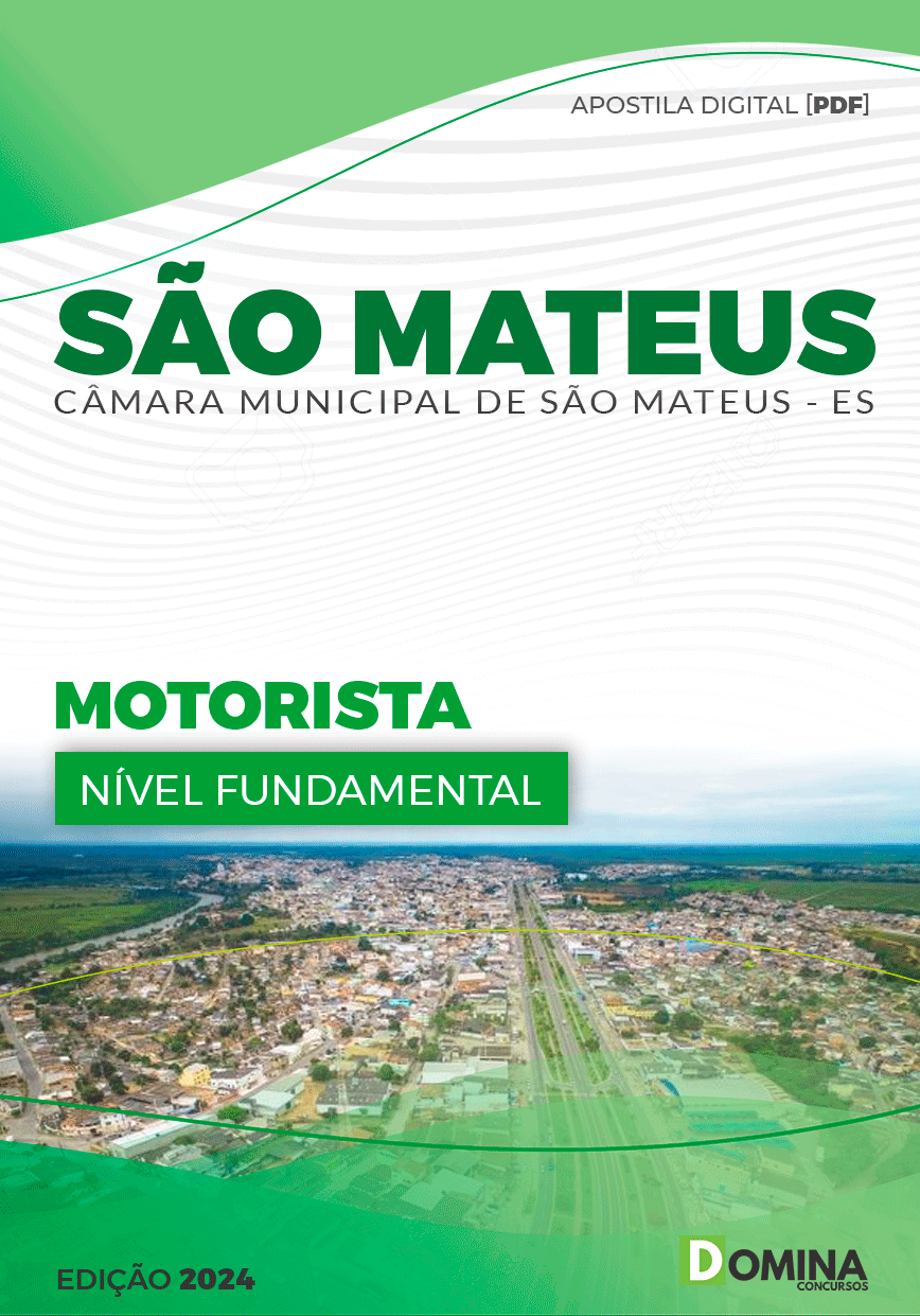 Apostila Motorista Câmara São Mateus ES 2024