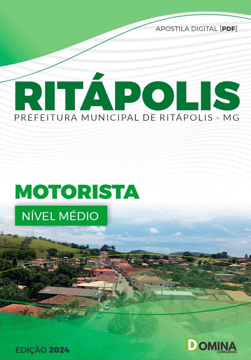 Apostila Motorista Ritápolis MG 2024