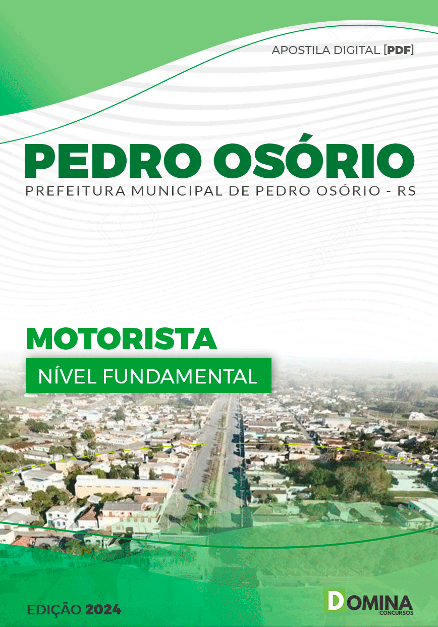 Apostila Motorista Pedro Osório RS 2024