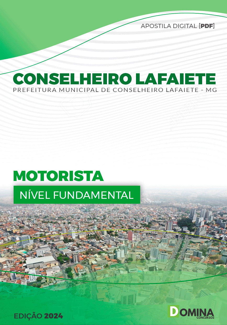 Apostila Motorista Conselheiro Lafaiete MG 2024