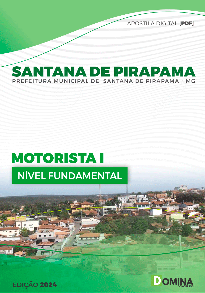 Apostila Motorista I Santana de Pirapama MG 2024