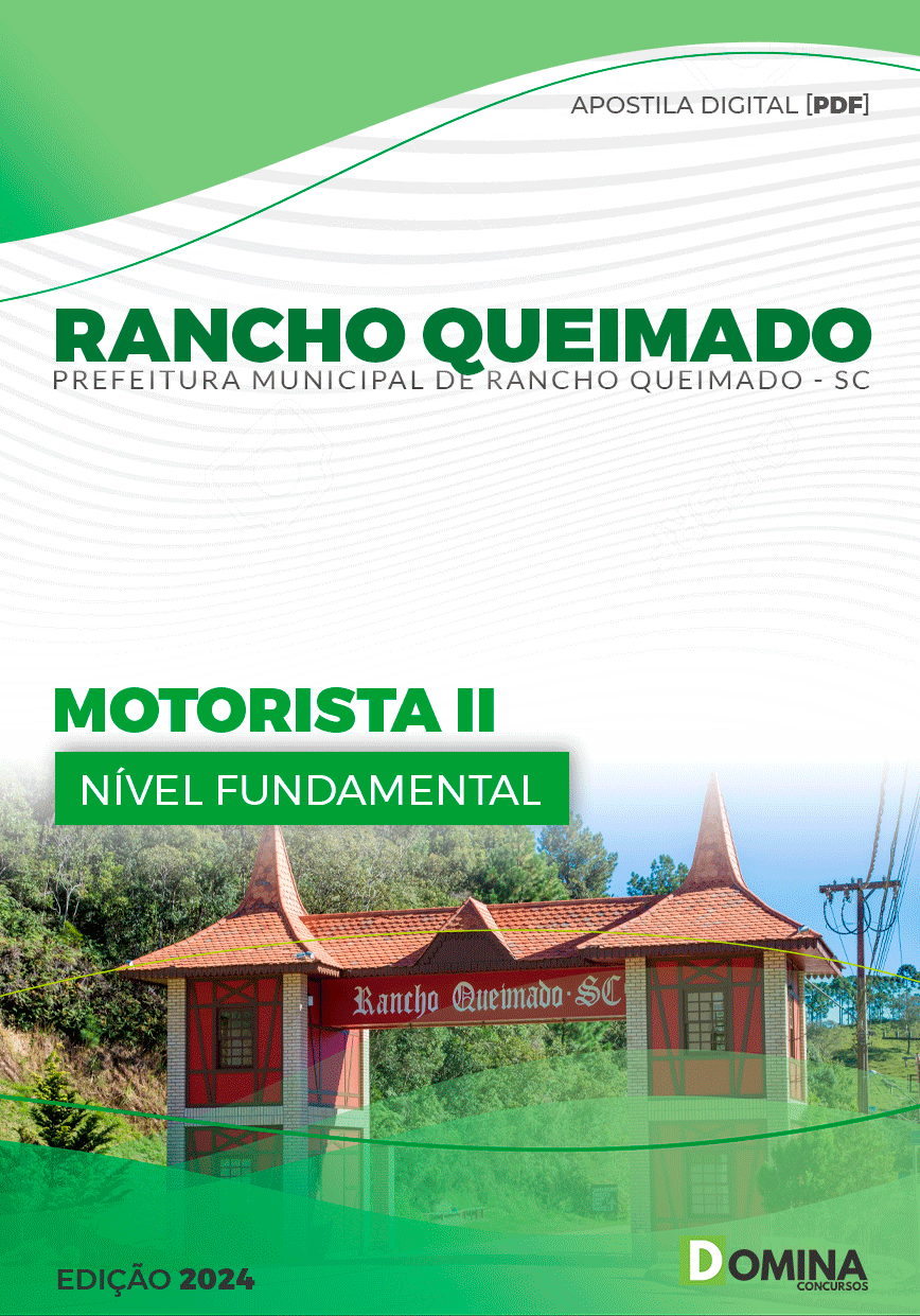 Apostila Motorista Rancho Queimado SC 2024