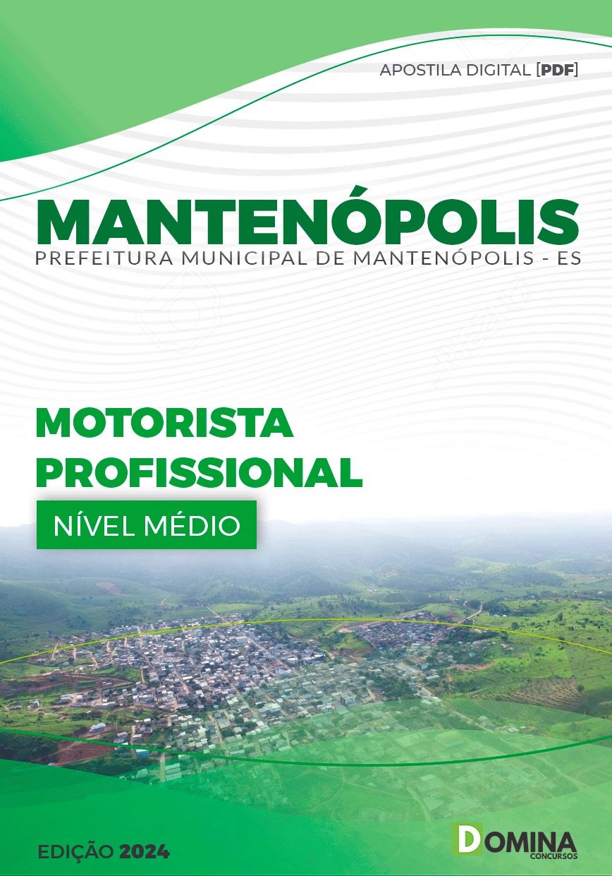 Apostila Motorista Mantenópolis ES 2024