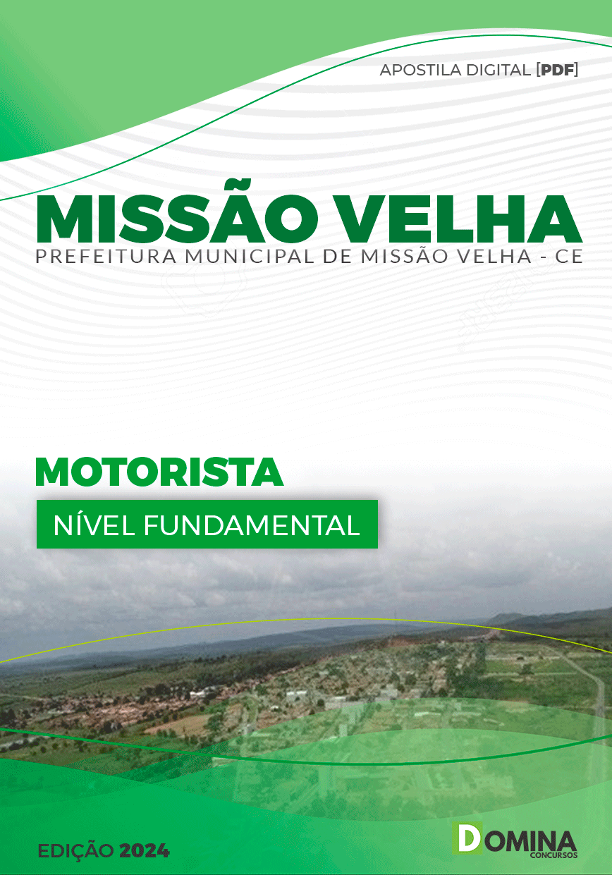 Apostila Motorista Missão Velha CE 2024