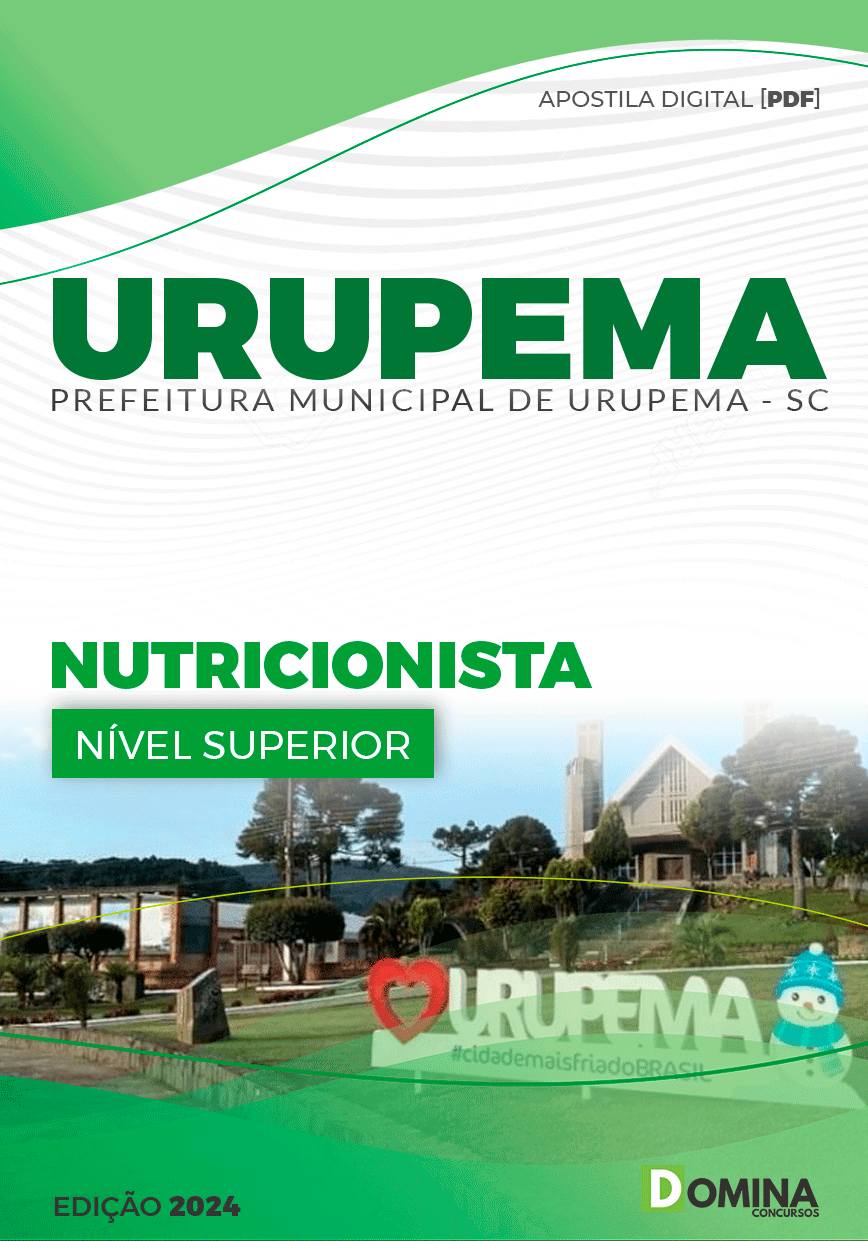 Apostila Nutricionista Urupema SC 2024