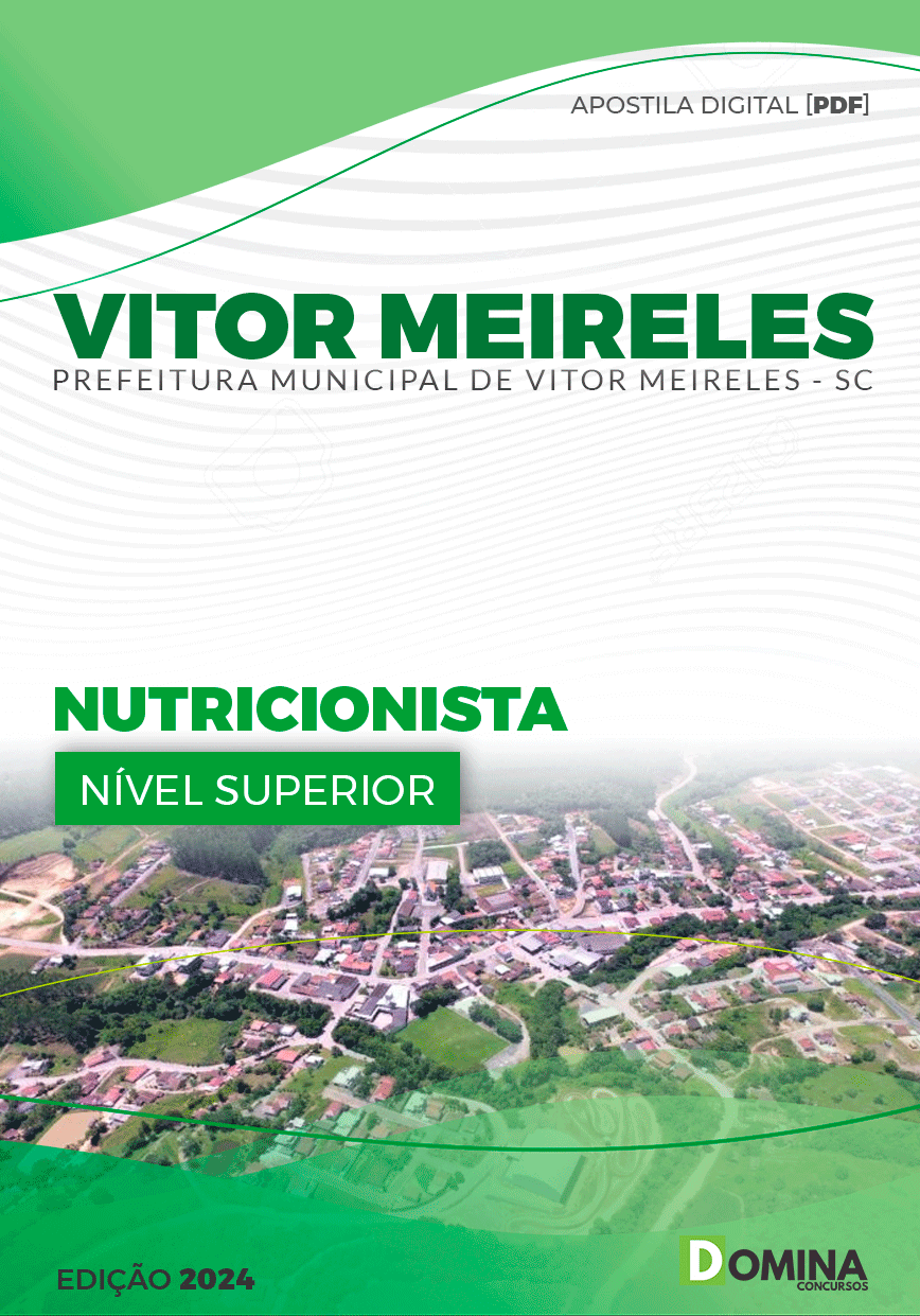 Apostila Nutricionista Vitor Meireles SC 2024