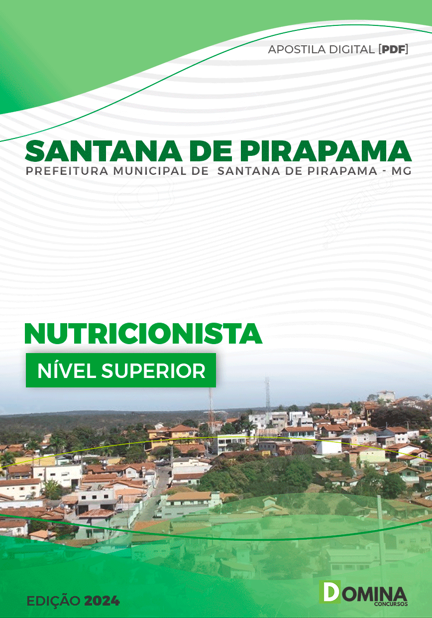 Apostila Nutricionista Santana de Pirapama MG 2024