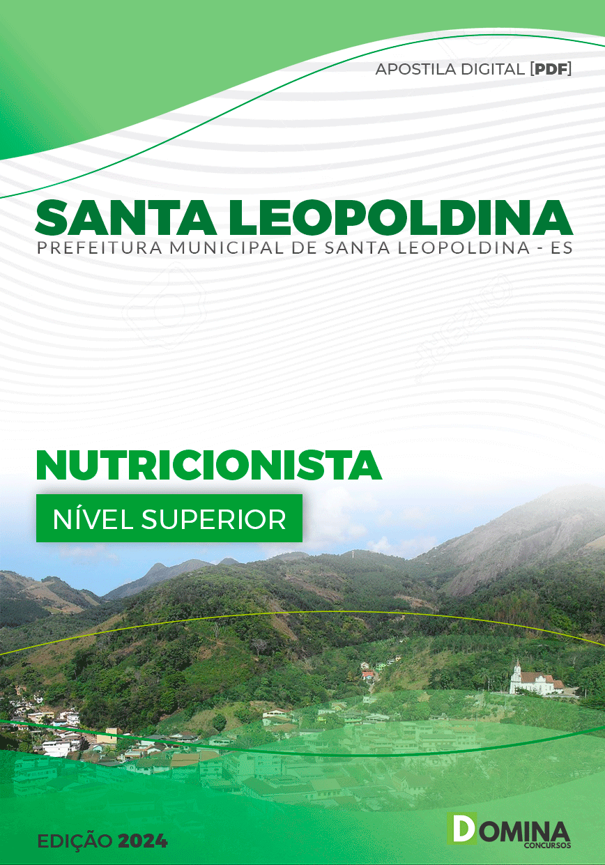 Apostila Nutricionista Santa Leopoldina ES 2024