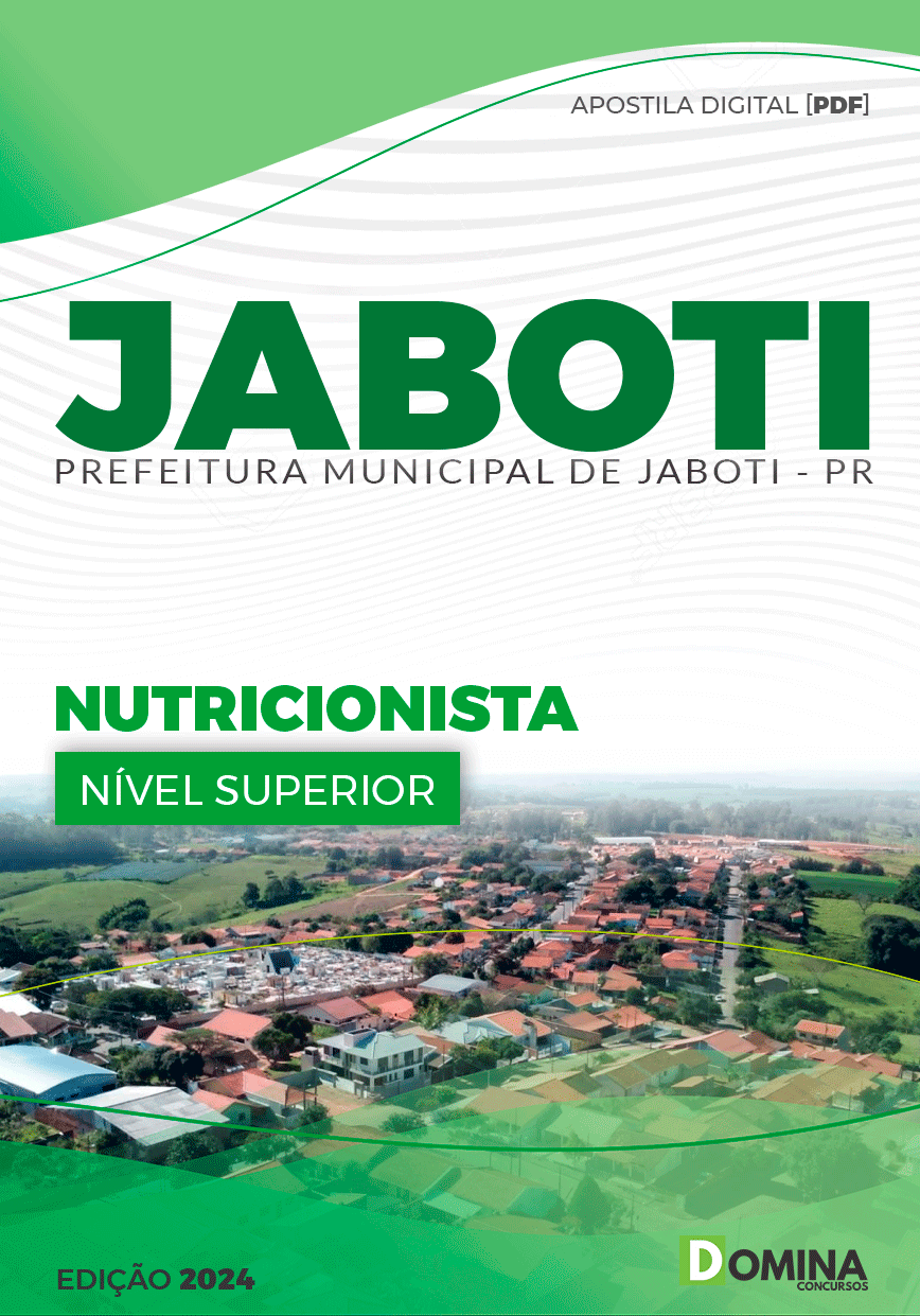 Apostila Nutricionista Jaboti PR 2024