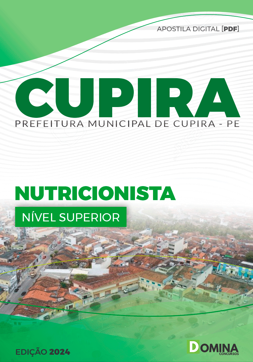 Apostila Nutricionista Cupira PE 2024