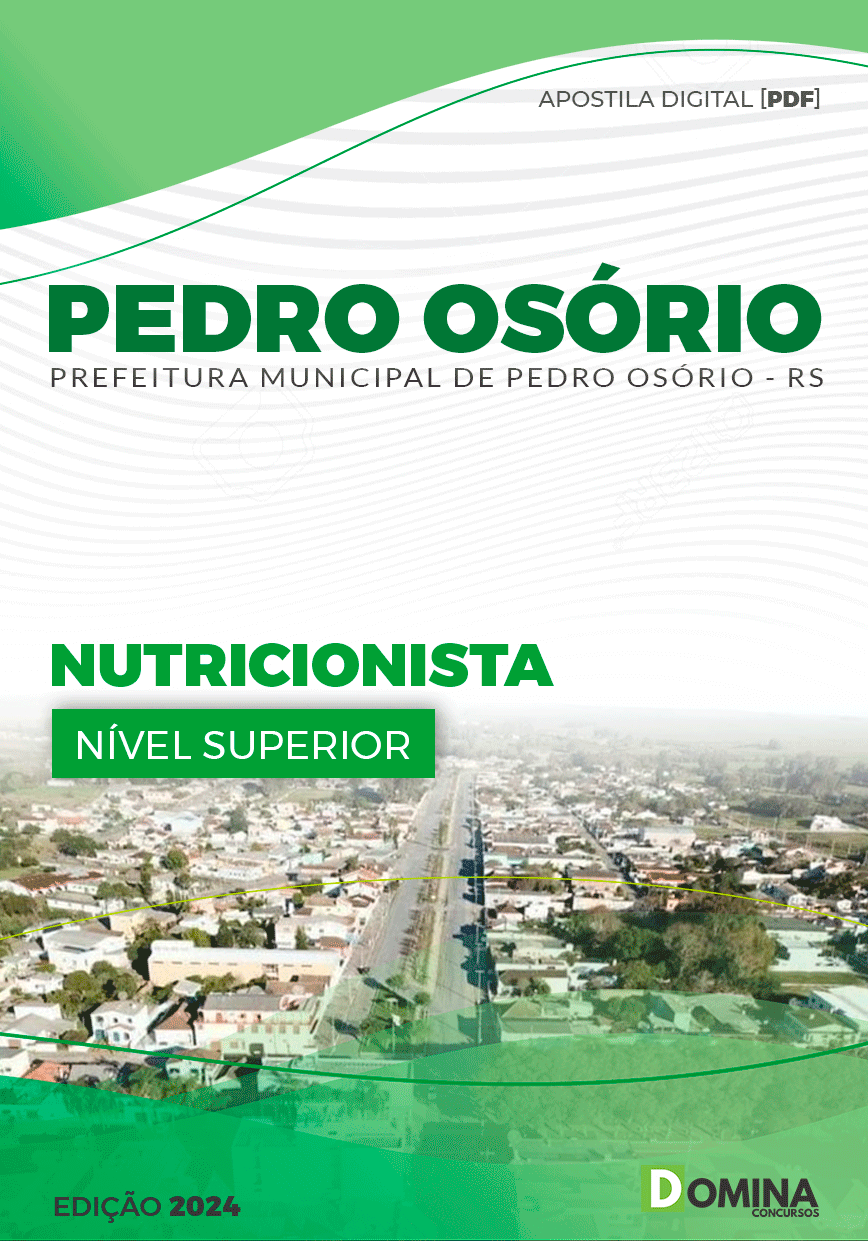 Apostila Nutricionista Pedro Osório RS 2024