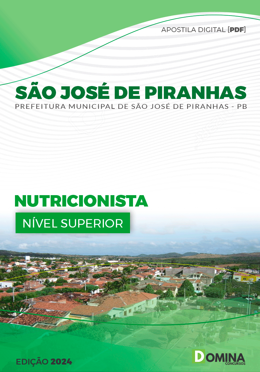 Apostila Nutricionista São José de Piranhas PB 2024