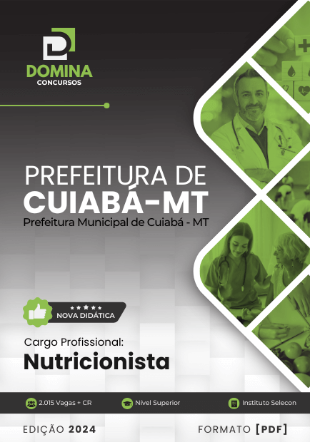 Apostila Nutricionista Cuiabá MT 2024