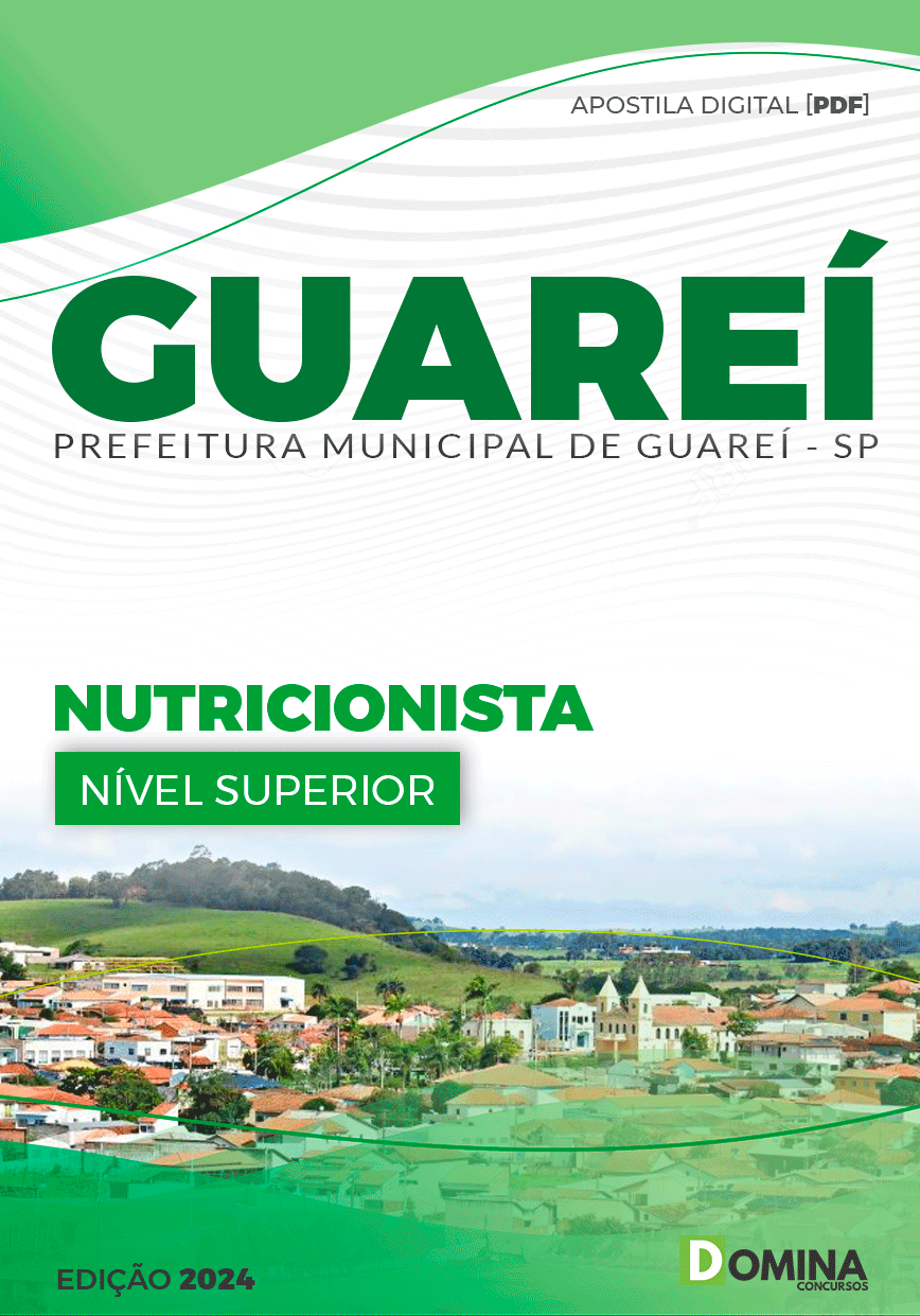 Apostila Nutricionista Guareí SP 2024