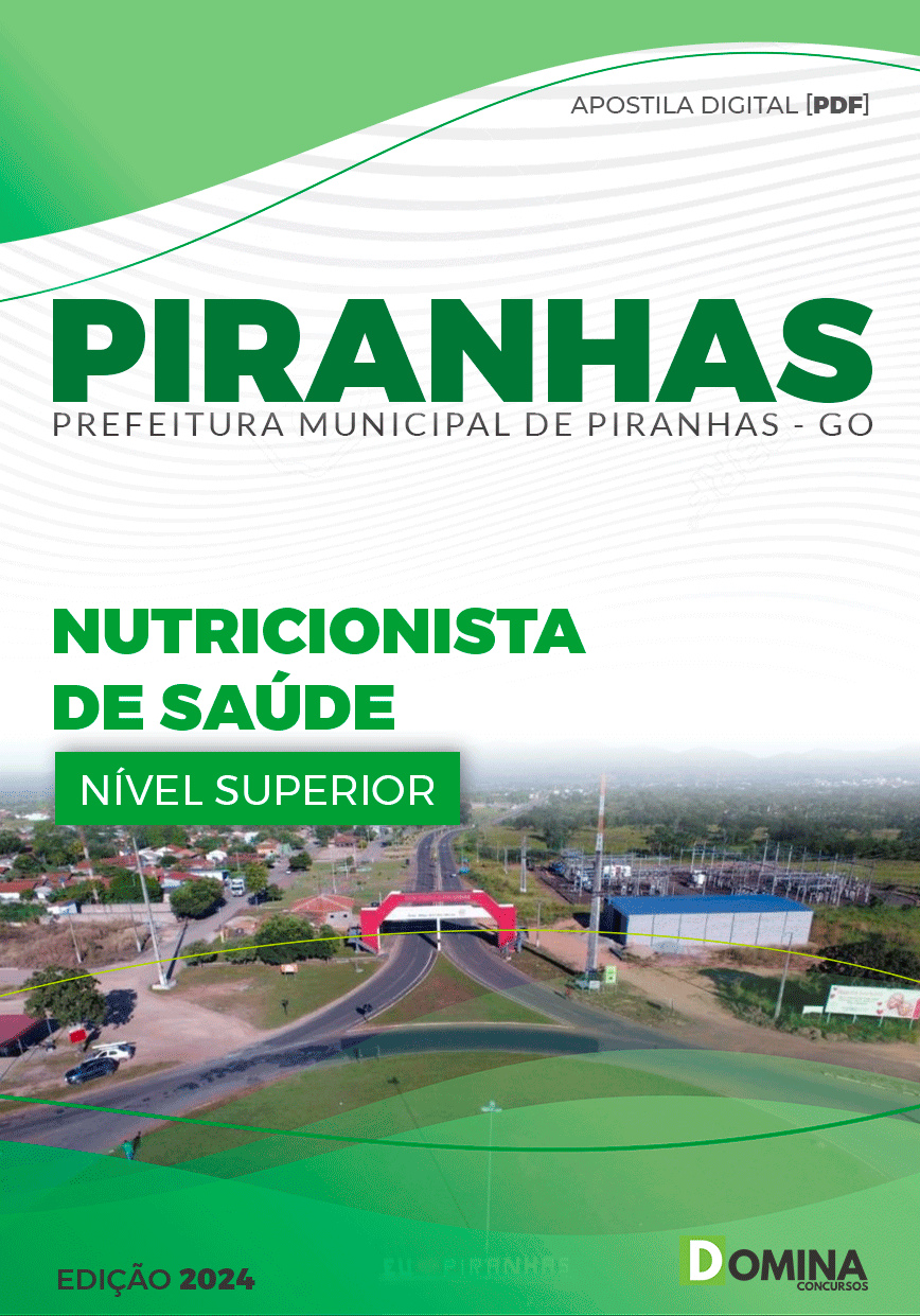 Apostila Nutricionista de Saúde Piranhas GO 2024