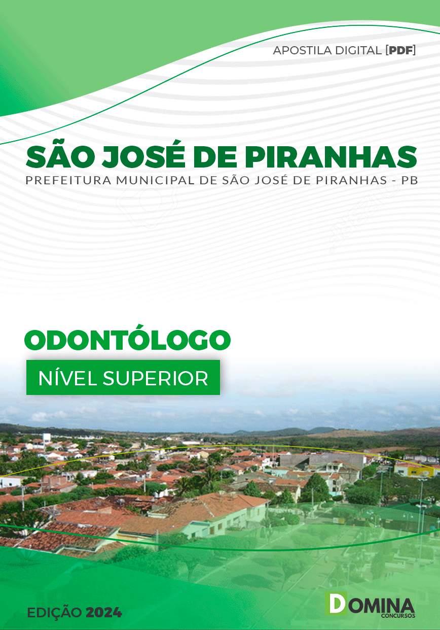 Apostila Odontólogo São José de Piranhas PB 2024