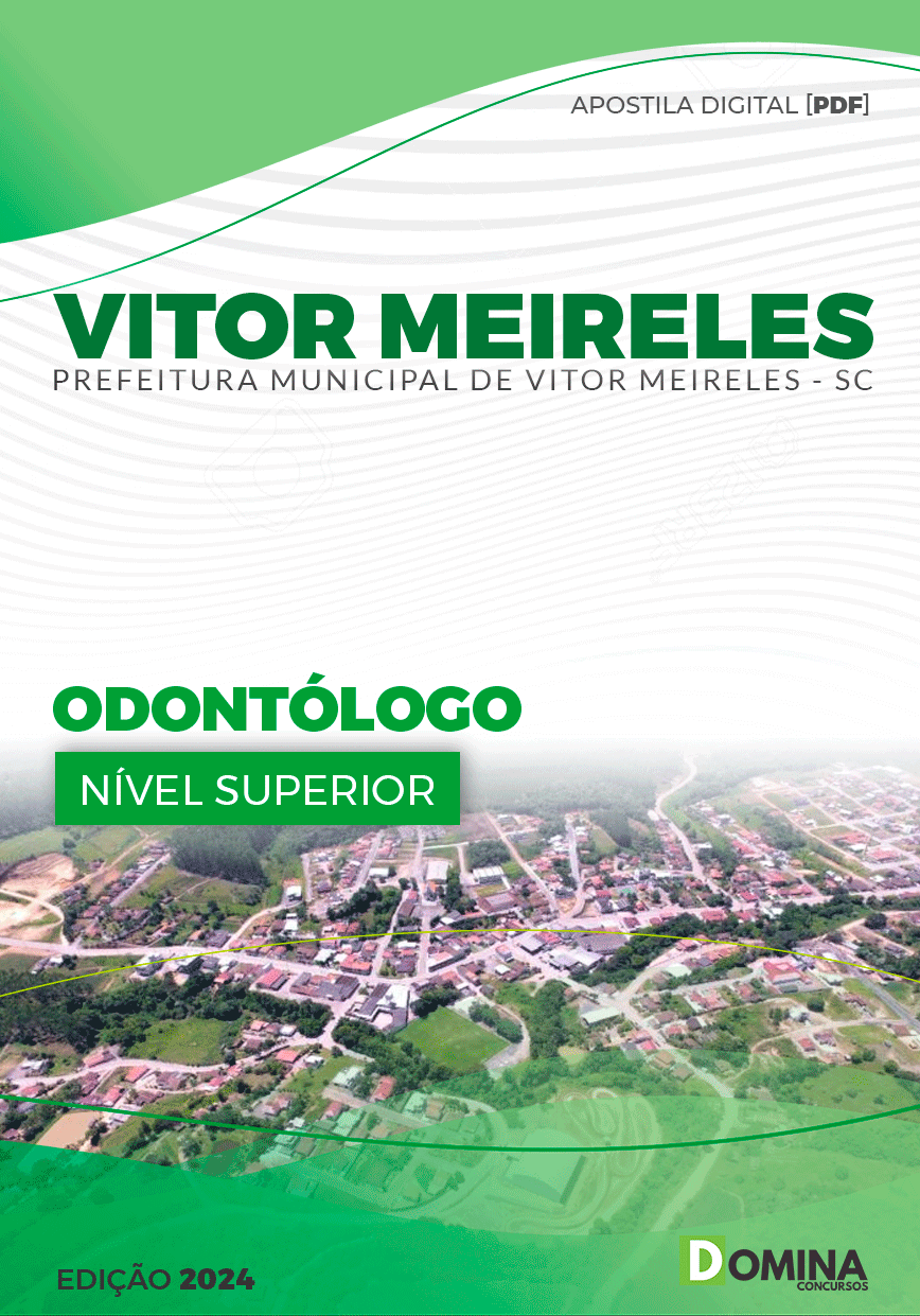 Apostila Odontólogo Vitor Meireles SC 2024