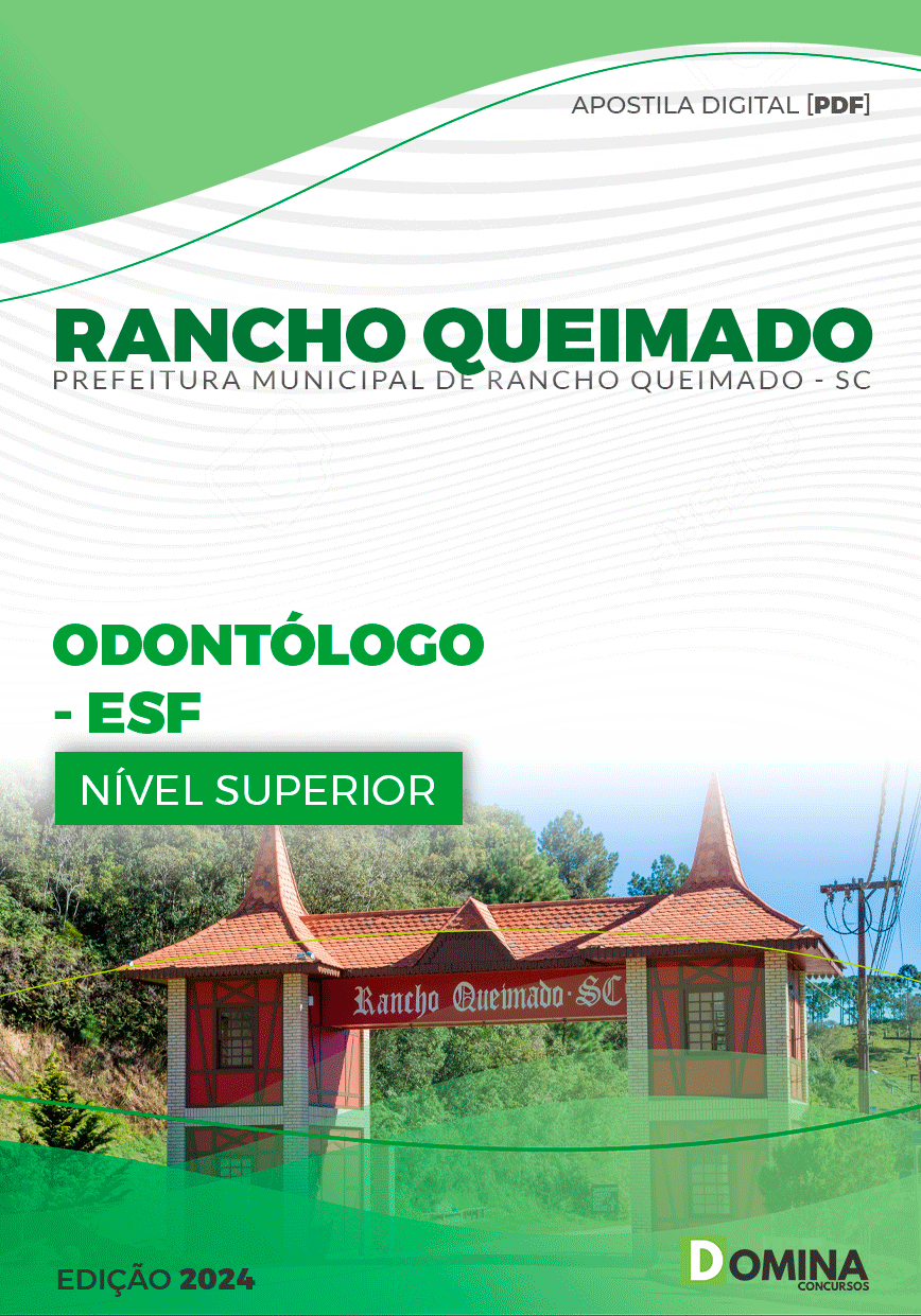 Apostila Odontólogo ESF Rancho Queimado SC 2024