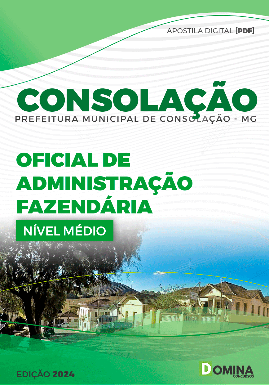 Apostila Oficial de Administração Fazendária Consolação MG 2024