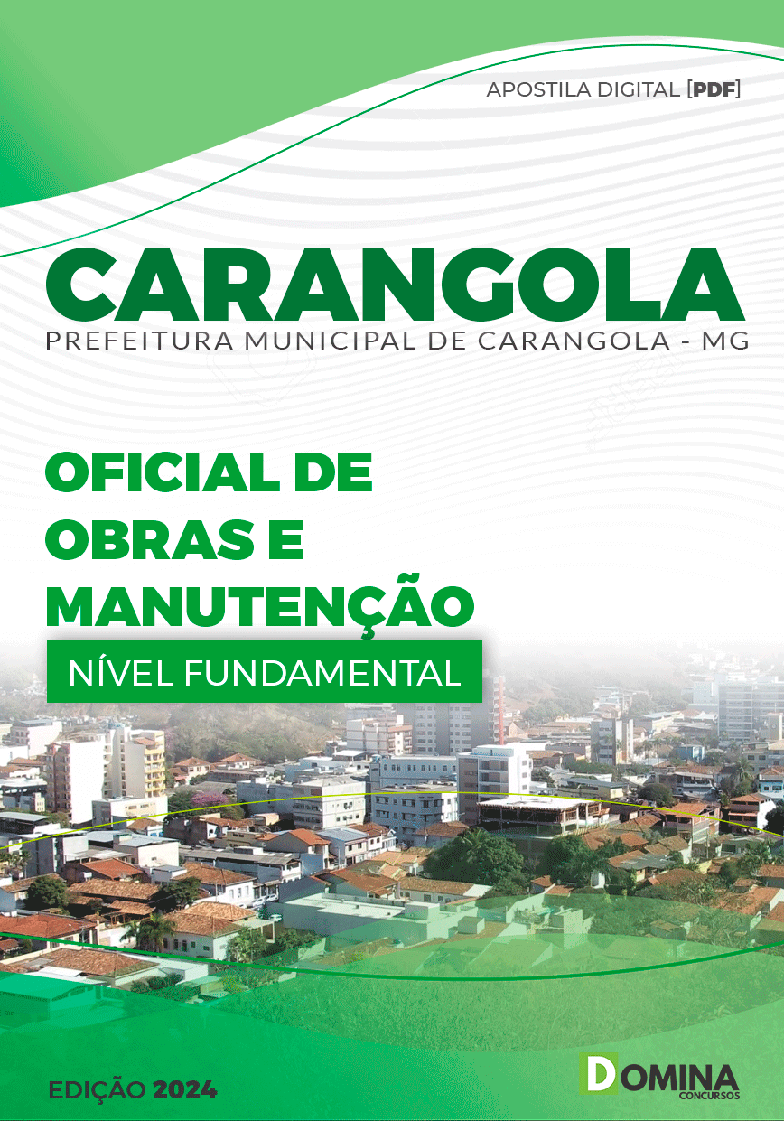 Apostila Oficial de Obras Carangola MG 2024