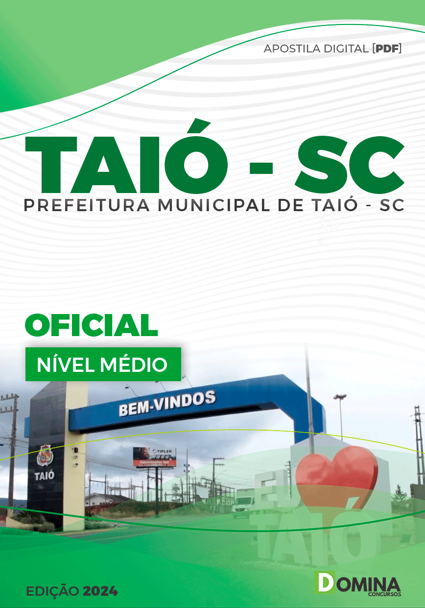 Apostila Oficial Taió SC 2024