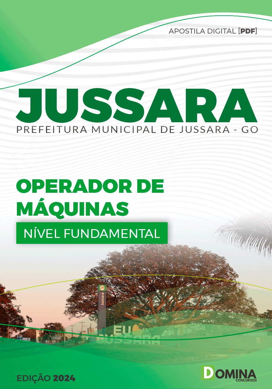 Apostila Operador de Máquinas Jussara GO 2024