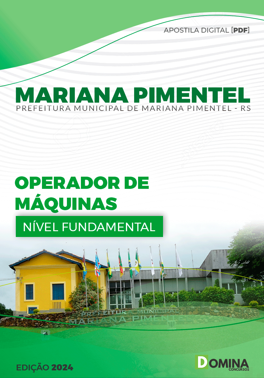 Apostila Operador de Máquinas Mariana Pimentel RS 2024