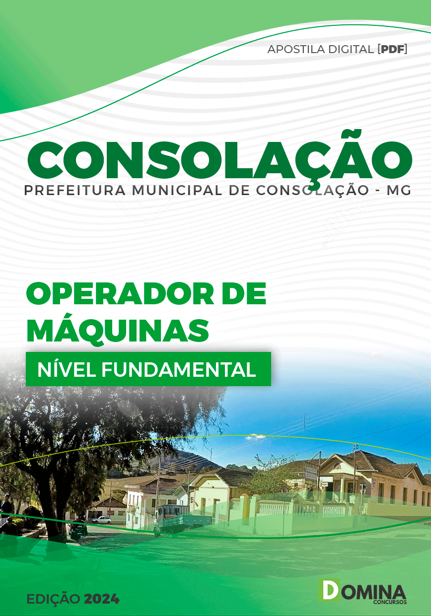 Apostila Operador de Máquinas Consolação MG 2024