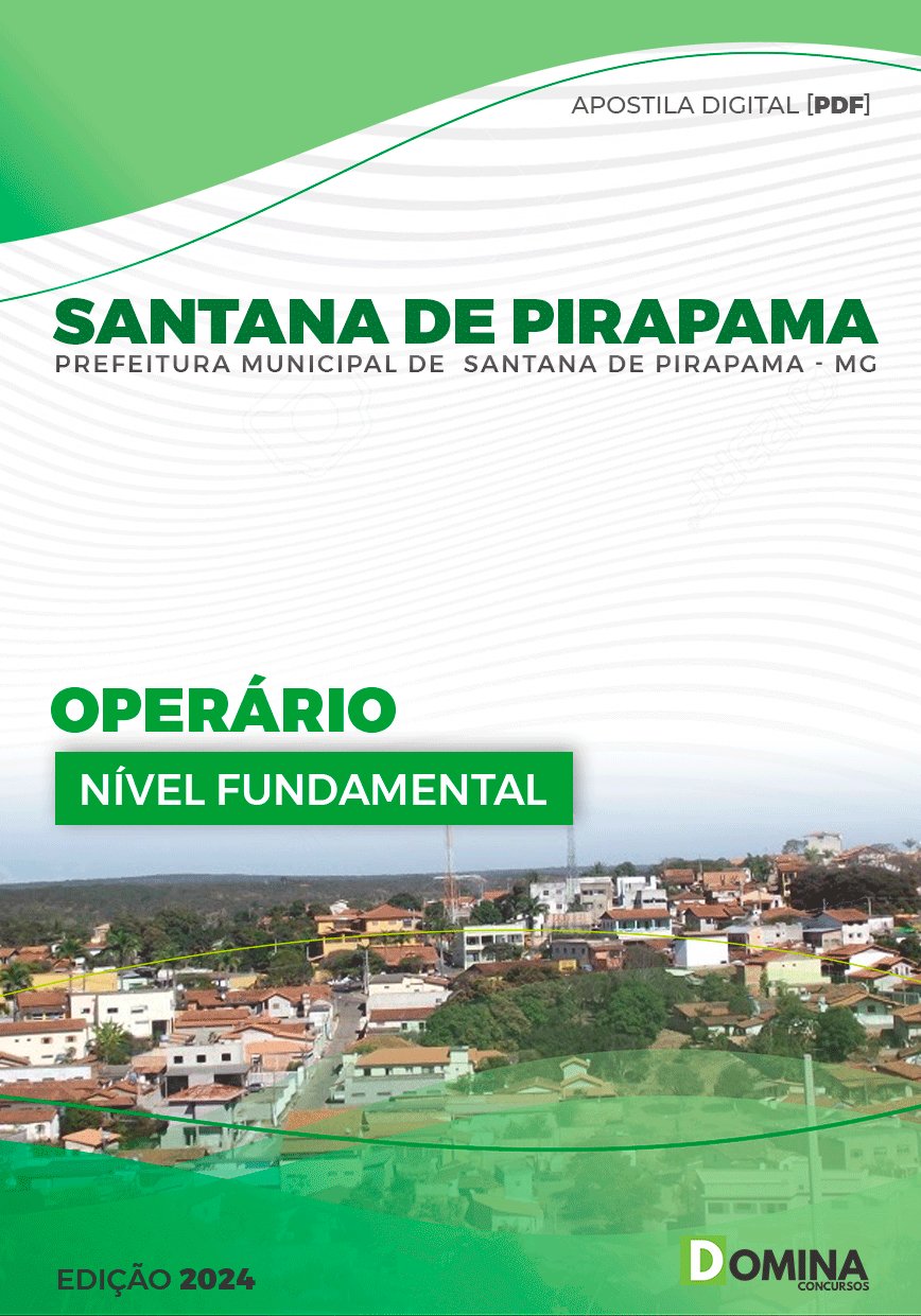 Apostila Operário Santana de Pirapama MG 2024