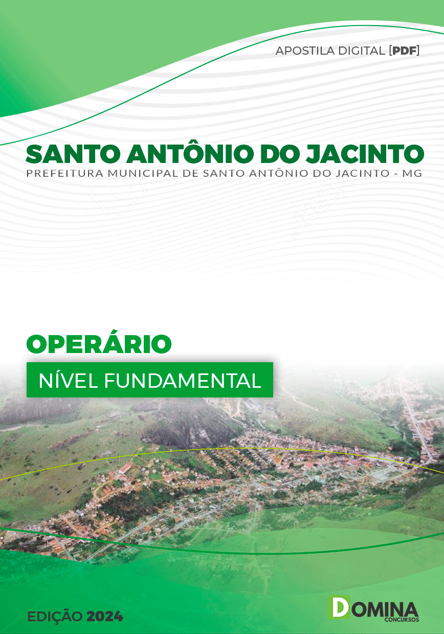 Apostila Operário Santo Antônio do Jacinto MG 2024