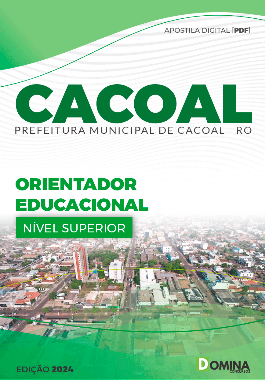 Apostila Orientador Educacional Cacoal RO 2024