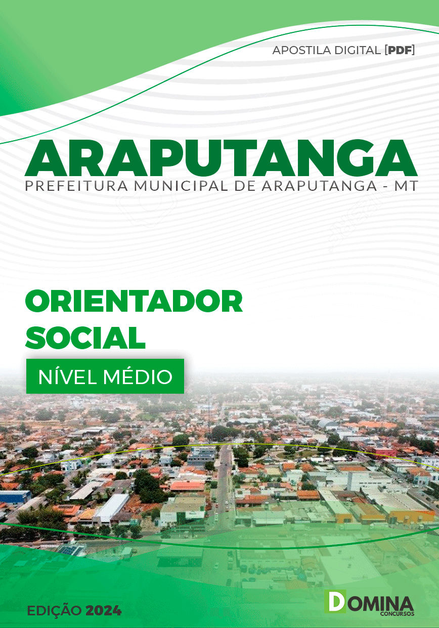 Apostila Orientador Social Araputanga MT 2024