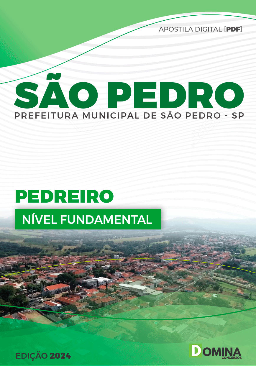 Apostila Pedreiro São Pedro SP 2024