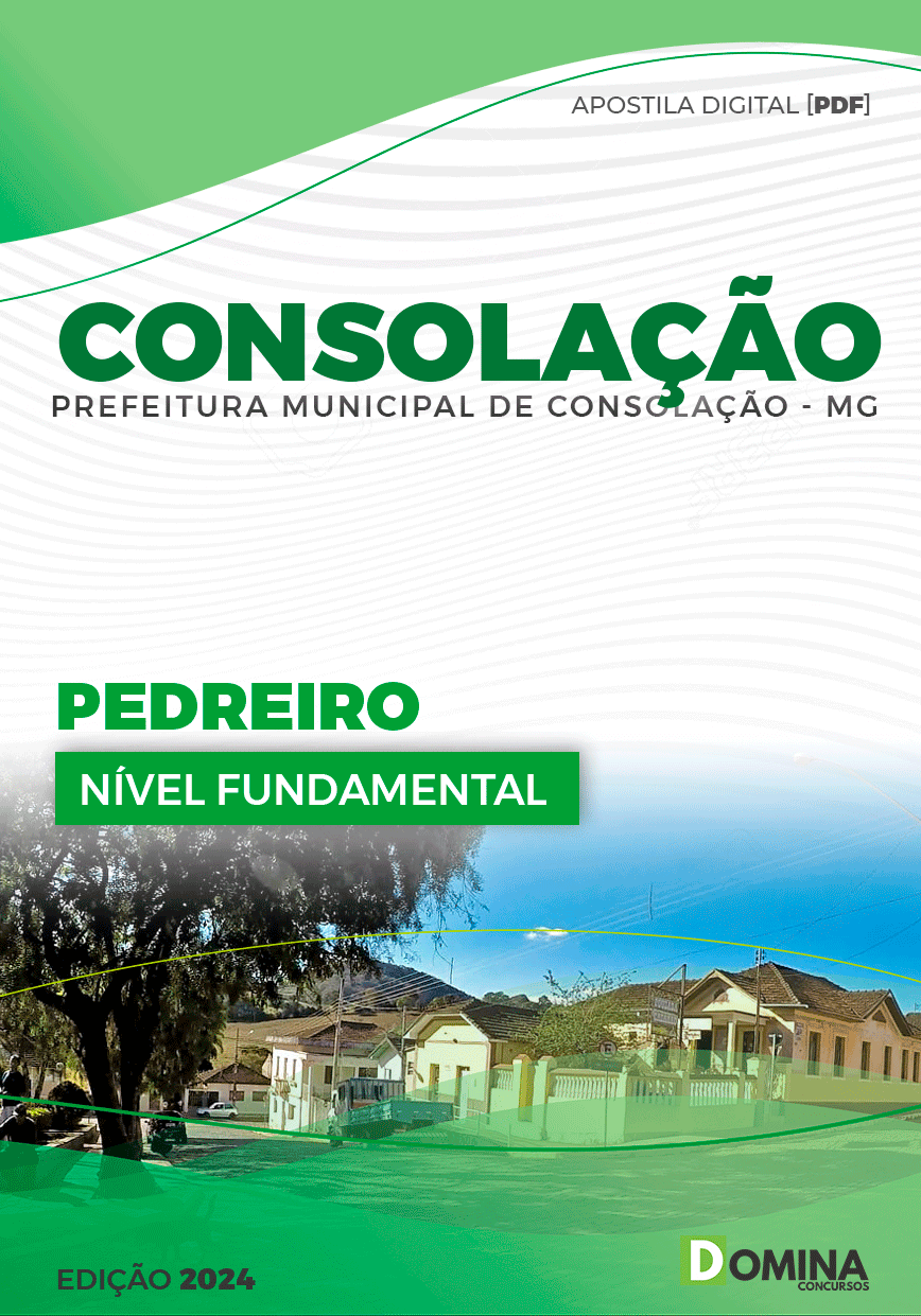 Apostila Pedreiro Consolação MG 2024