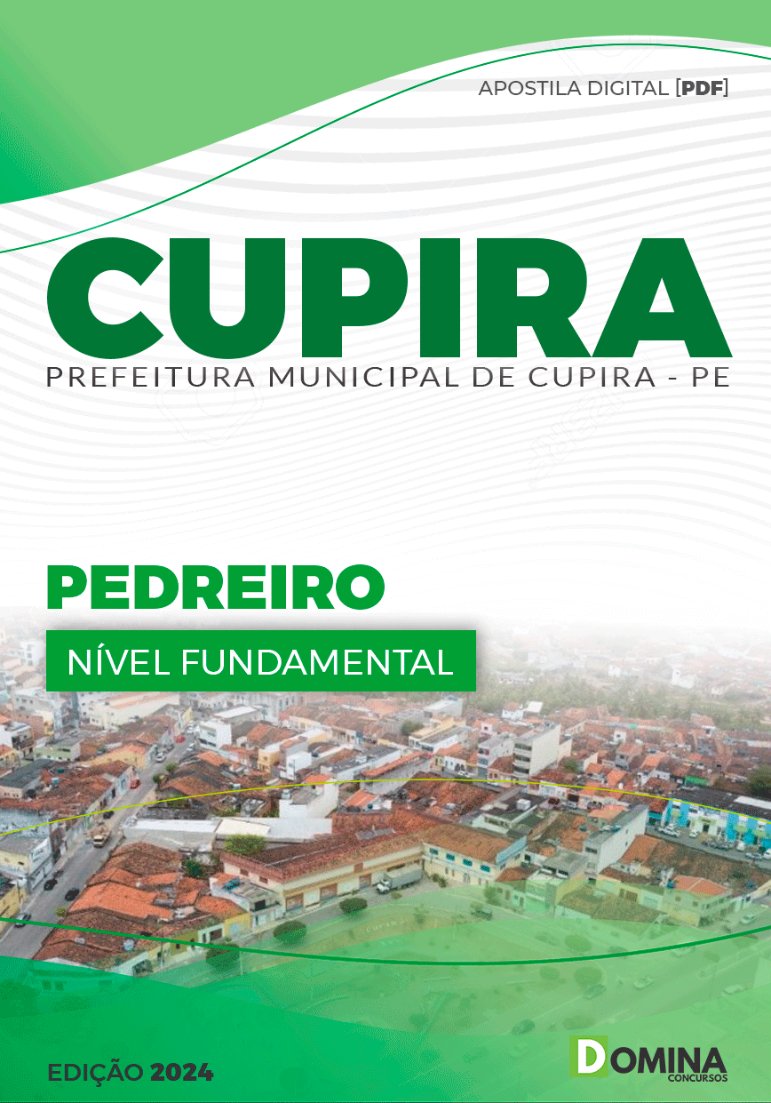 Apostila Pedreiro Cupira PE 2024