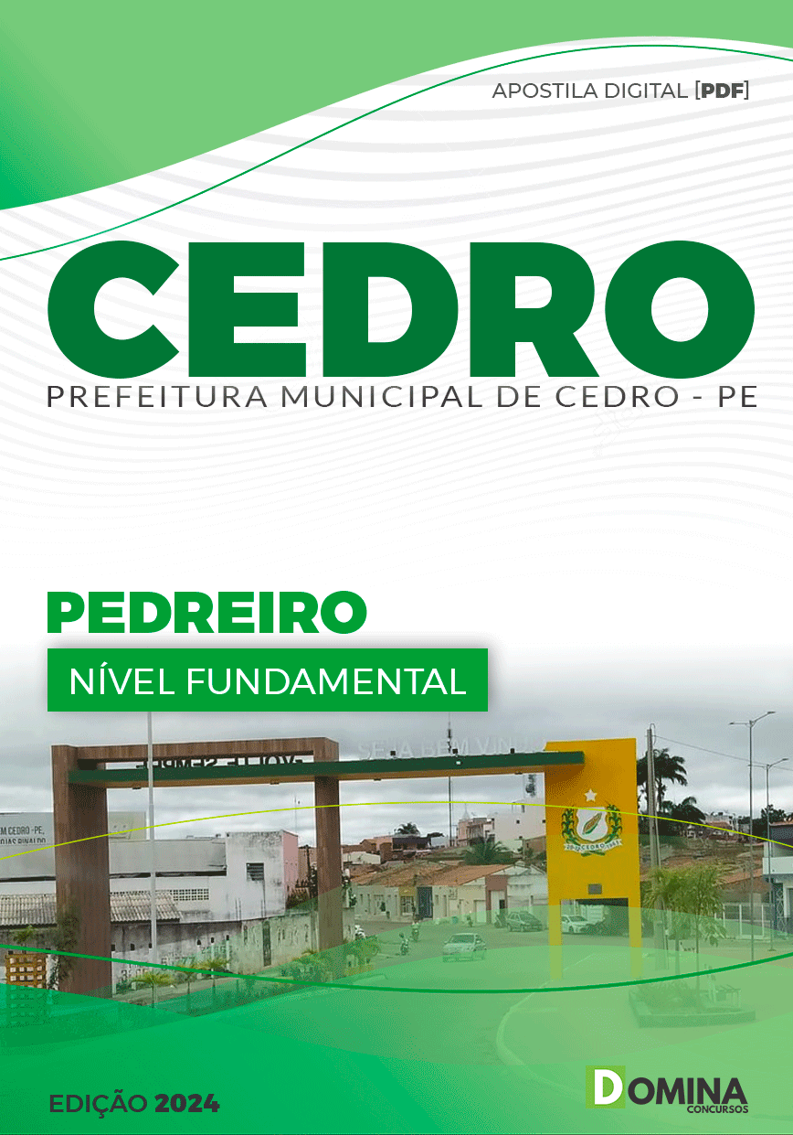 Apostila Pedreiro Cedro PE 2024