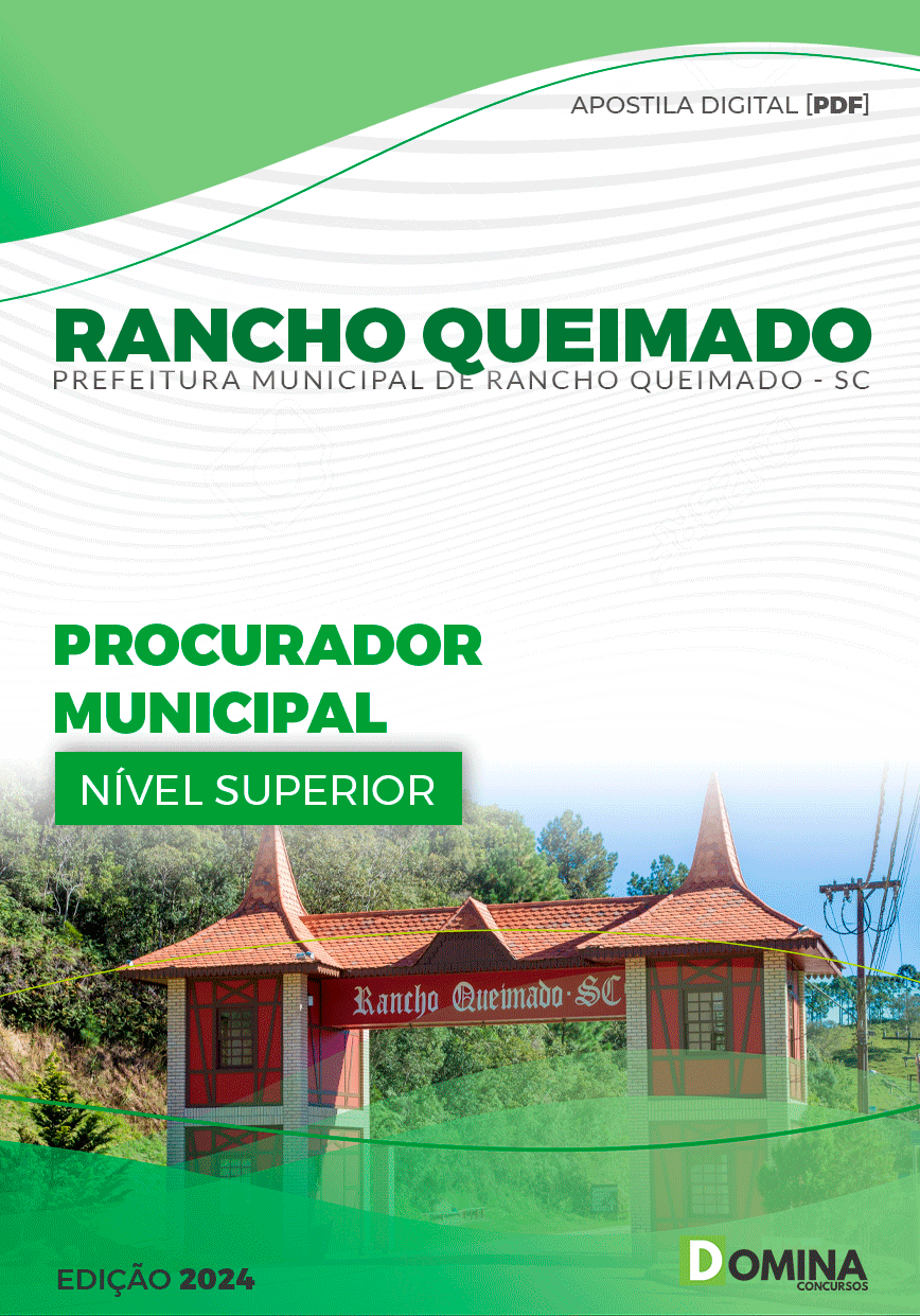 Apostila Procurador Municipal Rancho Queimado SC 2024