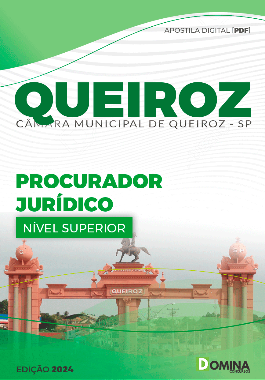 Apostila Procurador Jurídico Câmara Queiroz SP 2024