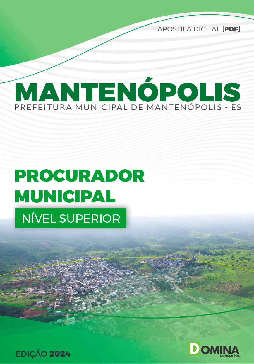 Apostila Procurador Municipal Mantenópolis ES 2024