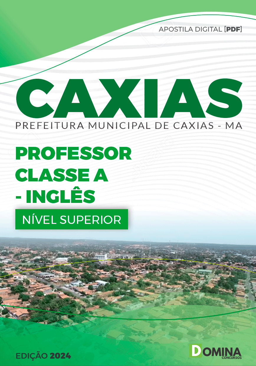 Apostila Professor de Inglês Caxias MA 2024