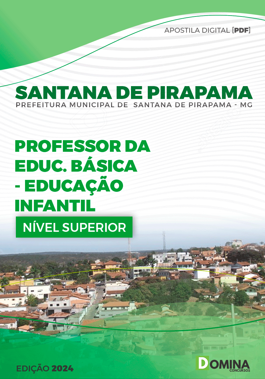 Apostila Professor Educação Infantil Santana Pirapama MG 2024