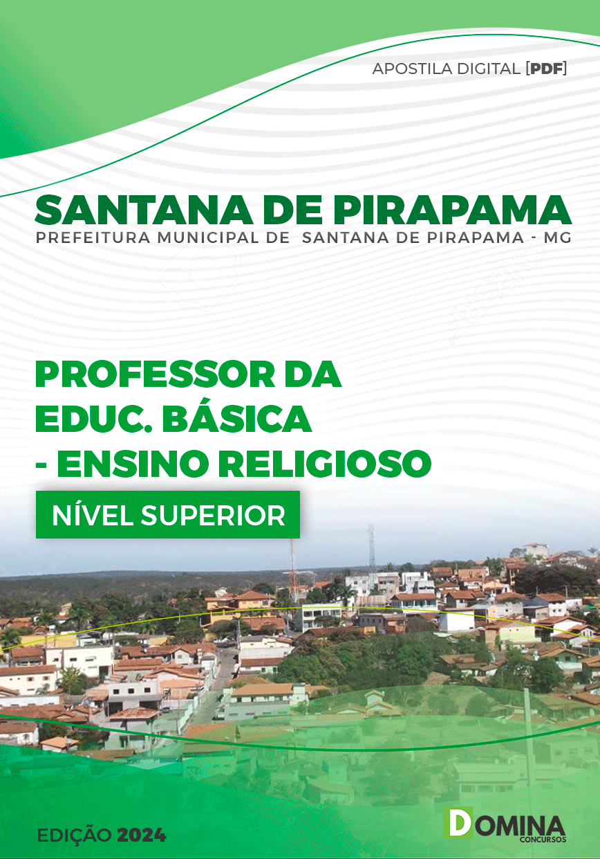 Apostila Professor de Religião Santana de Pirapama MG 2024