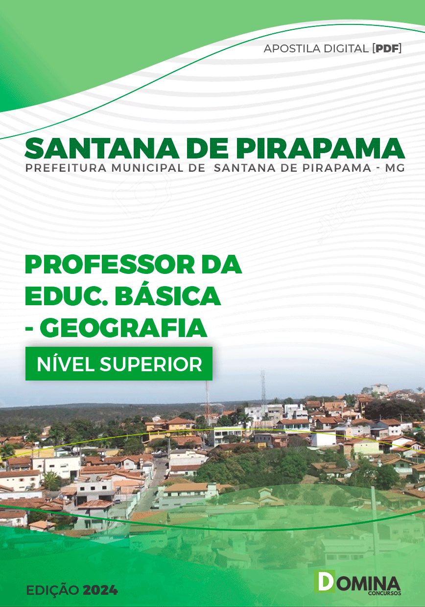 Apostila Professor de Geografia Santana de Pirapama MG 2024