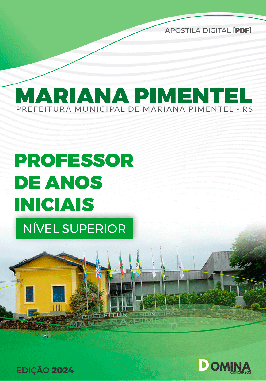 Apostila Professor de Anos Iniciais Mariana Pimentel RS 2024